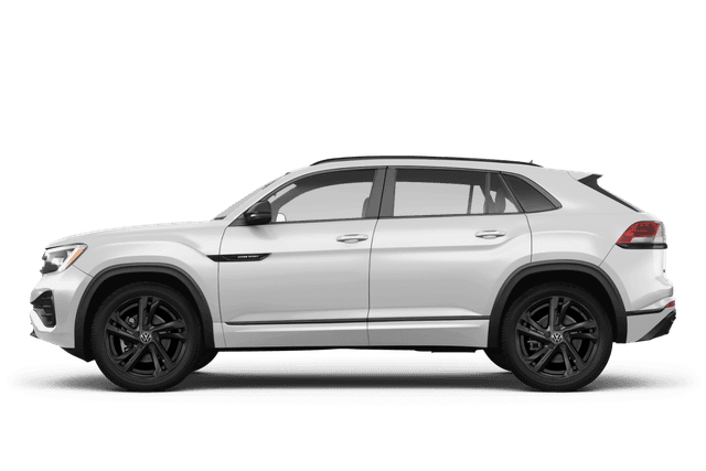 Volkswagen Atlas Cross Sport Opal White - Side view Volkswagen Atlas Cross Sport Opal White - Side view