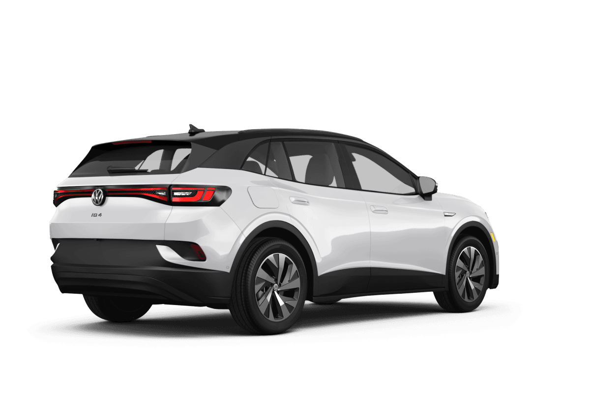 Volkswagen ID.4 Opal White Pearl - Back view Volkswagen ID.4 Opal White Pearl - Back view