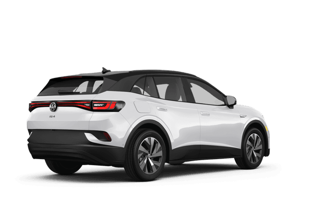 Volkswagen ID.4 Opal White Pearl - Back view Volkswagen ID.4 Opal White Pearl - Back view