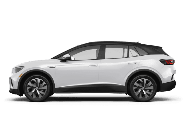 Volkswagen ID.4 Opal White Pearl - Side view Volkswagen ID.4 Opal White Pearl - Side view