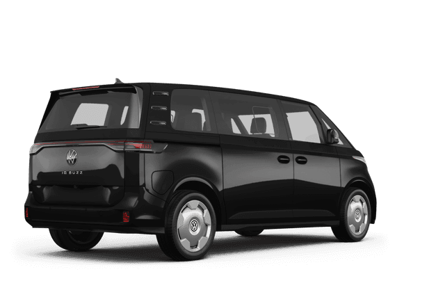 Volkswagen ID.Buzz Deep Black Pearl - Back view Volkswagen ID.Buzz Deep Black Pearl - Back view