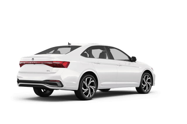 Volkswagen Jetta Pure White - Back view Volkswagen Jetta Pure White - Back view