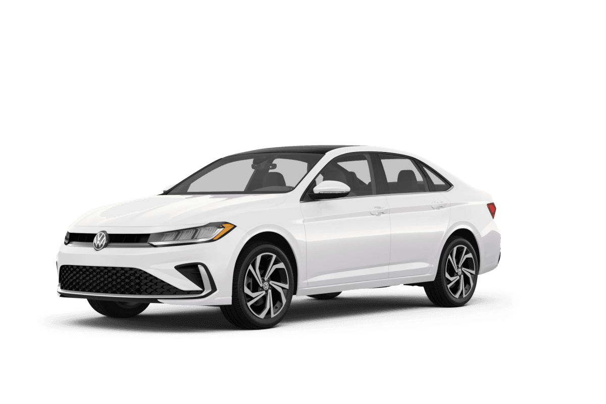 Volkswagen Jetta Pure White - Front view Volkswagen Jetta Pure White - Front view