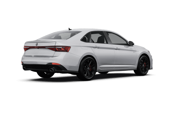 Volkswagen Jetta GLI Pure White - Back view Volkswagen Jetta GLI Pure White - Back view