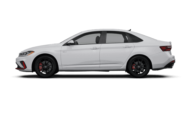 Volkswagen Jetta GLI Pure White - Side view Volkswagen Jetta GLI Pure White - Side view