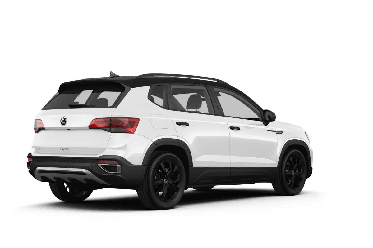 Volkswagen Taos Pure White - Back view Volkswagen Taos Pure White - Back view