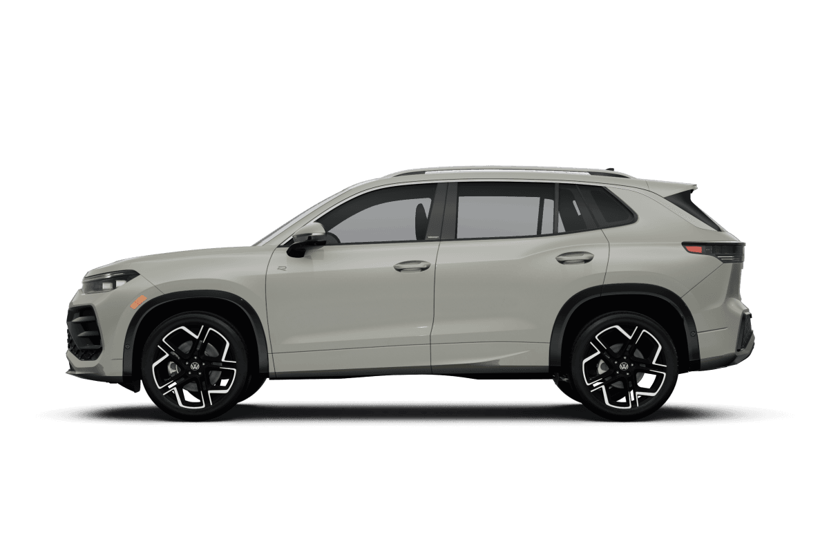 Volkswagen Tiguan Ascot Grey - Side view Volkswagen Tiguan Ascot Grey - Side view