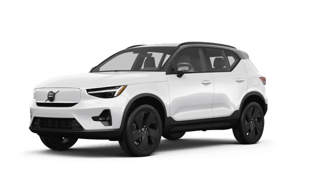 Volvo EX40 Crystal White Metallic - Front view Volvo EX40 Crystal White Metallic - Front view