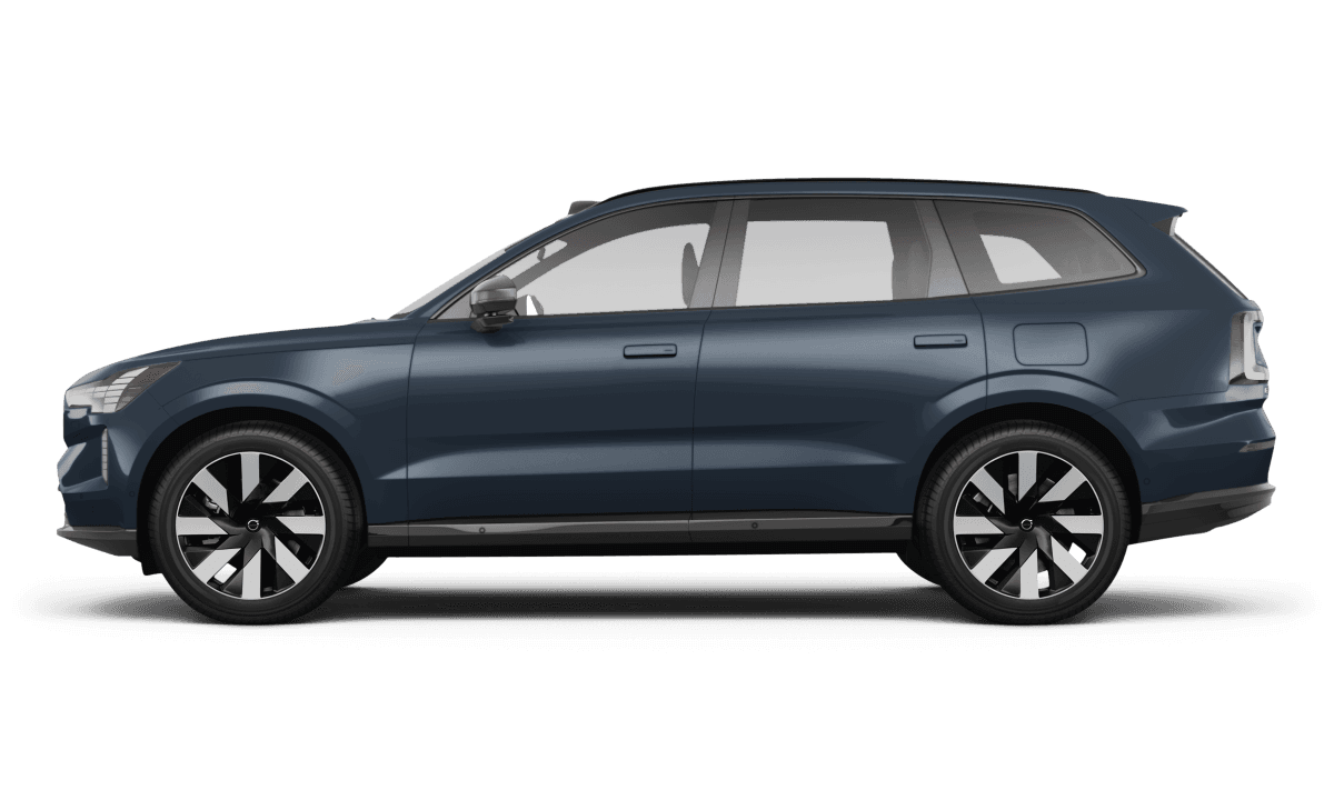 Volvo EX90 Denim Blue Metallic - Side view Volvo EX90 Denim Blue Metallic - Side view