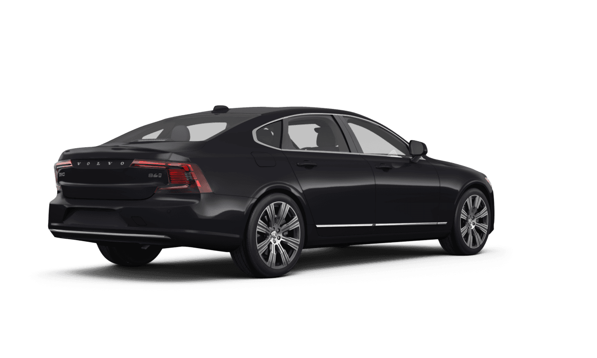 Volvo S90 Onyx Black Metallic - Back view Volvo S90 Onyx Black Metallic - Back view