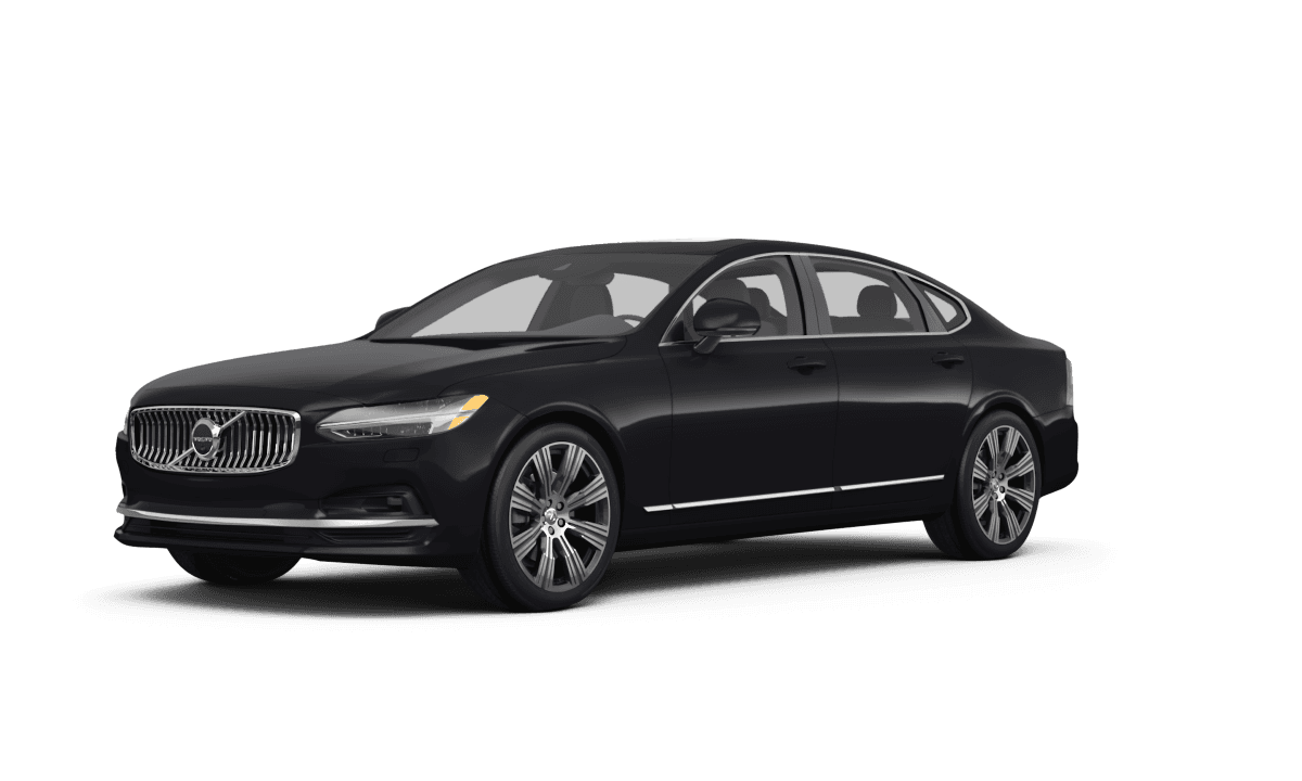 Volvo S90 Onyx Black Metallic - Front view Volvo S90 Onyx Black Metallic - Front view