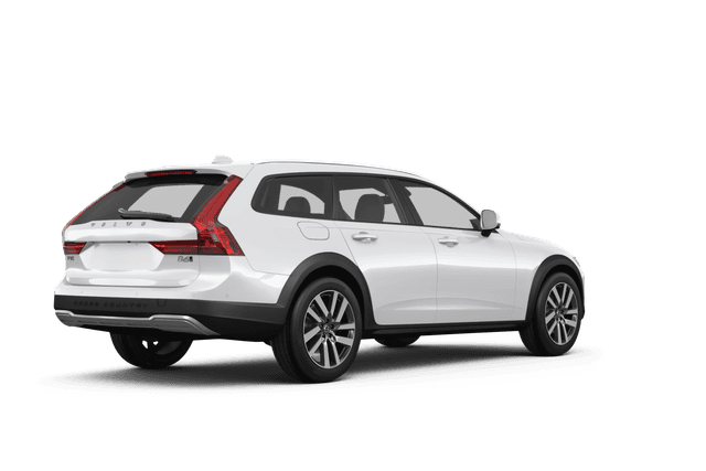 Volvo V90 Cross Country Crystal White Metallic - Back view Volvo V90 Cross Country Crystal White Metallic - Back view