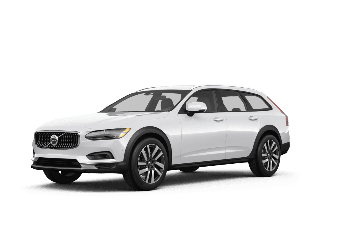 Volvo V90 Cross Country Crystal White Metallic - Front view Volvo V90 Cross Country Crystal White Metallic - Front view