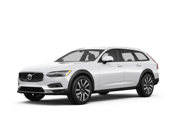 Volvo V90 Cross Country Crystal White Metallic - Front view Volvo V90 Cross Country Crystal White Metallic - Front view