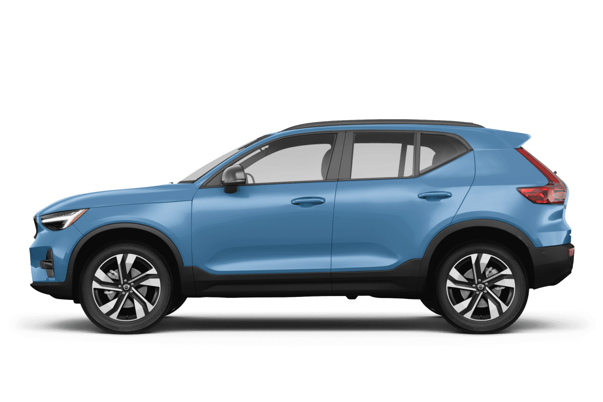 Volvo XC40 Fjord Blue Metallic - Side view Volvo XC40 Fjord Blue Metallic - Side view