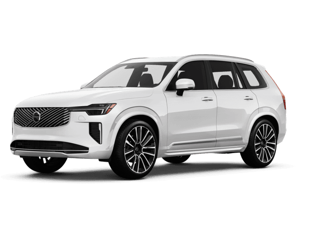 Volvo XC90 Crystal White Metallic - Front view Volvo XC90 Crystal White Metallic - Front view