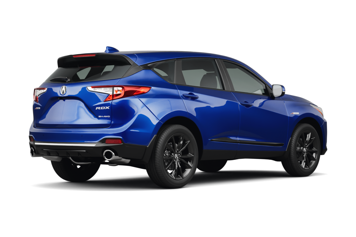 Acura RDX Apex Blue Pearl - Back view Acura RDX Apex Blue Pearl - Back view