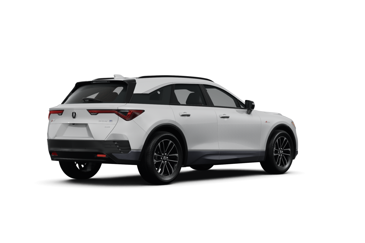 Acura ZDX Snowfall Pearl - Back view Acura ZDX Snowfall Pearl - Back view