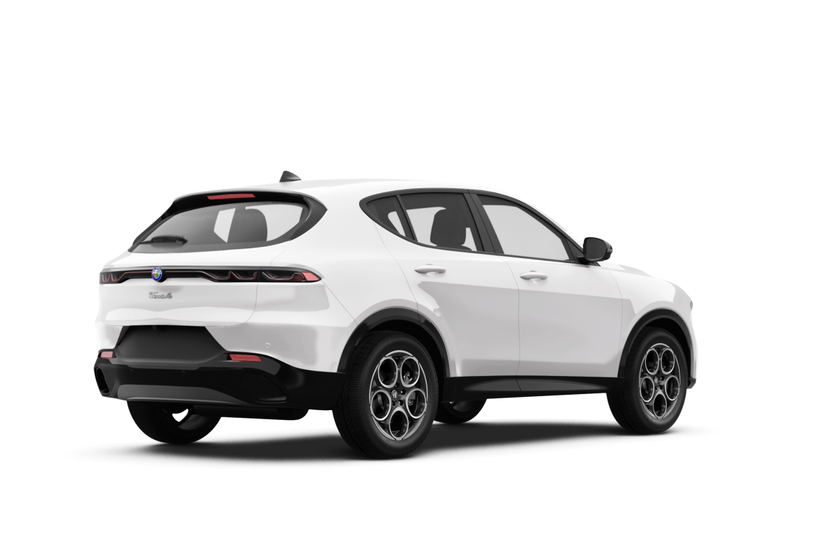 Alfa Romeo Tonale Milano White - Back view Alfa Romeo Tonale Milano White - Back view