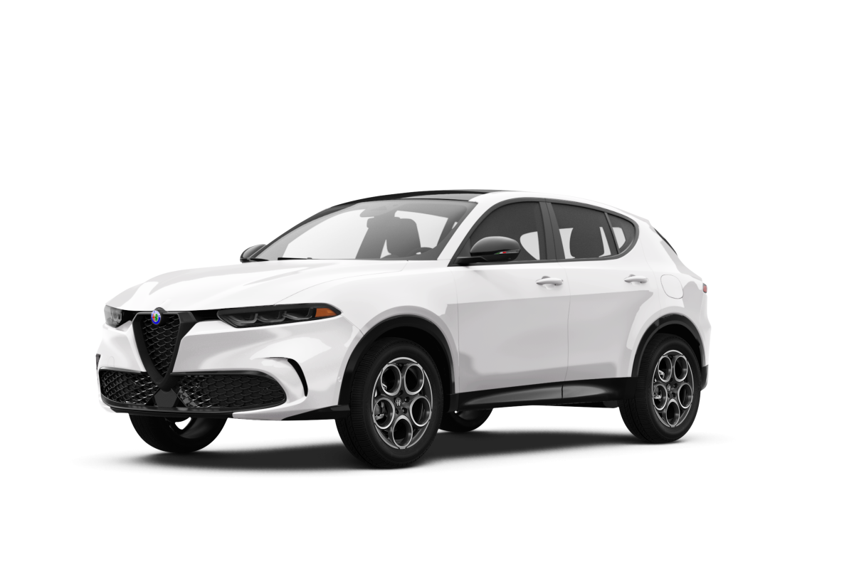 Alfa Romeo Tonale Milano White - Front view Alfa Romeo Tonale Milano White - Front view