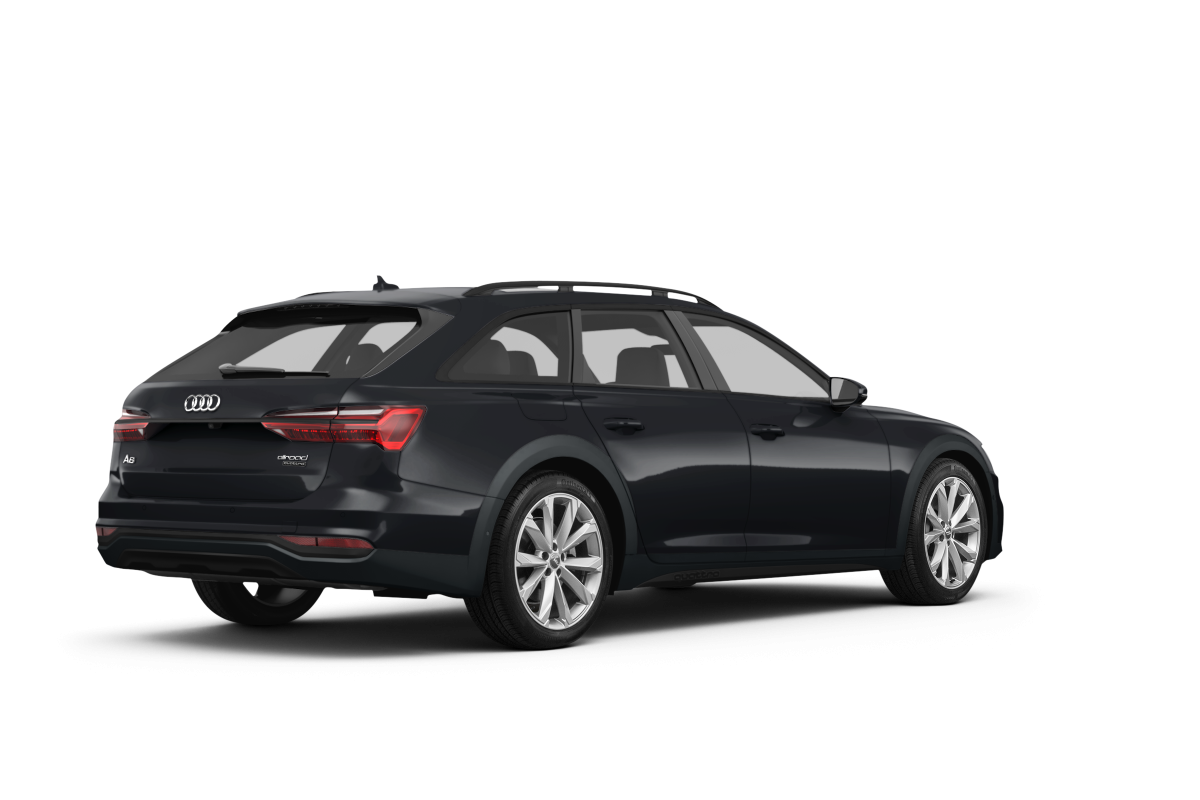 Audi A6 allroad Brilliant Black - Back view Audi A6 allroad Brilliant Black - Back view