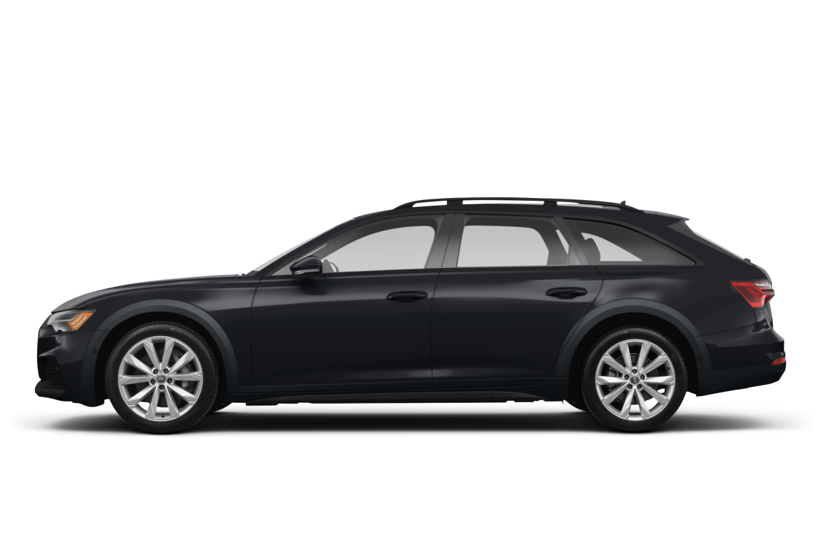 Audi A6 allroad Brilliant Black - Side view Audi A6 allroad Brilliant Black - Side view