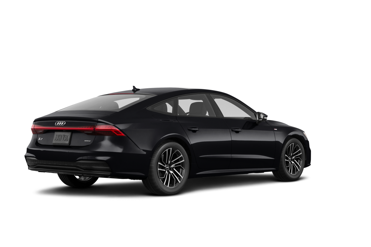 Audi A7 Brilliant Black - Back view Audi A7 Brilliant Black - Back view