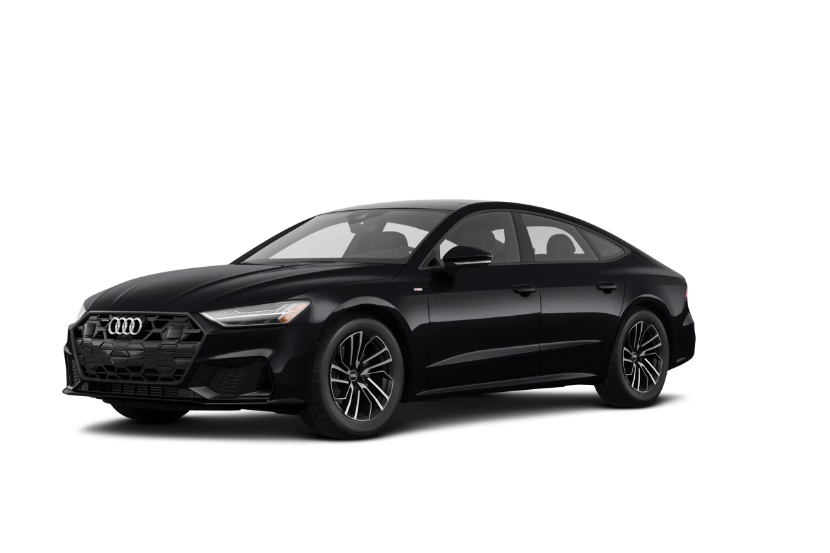 Audi A7 Brilliant Black - Front view Audi A7 Brilliant Black - Front view