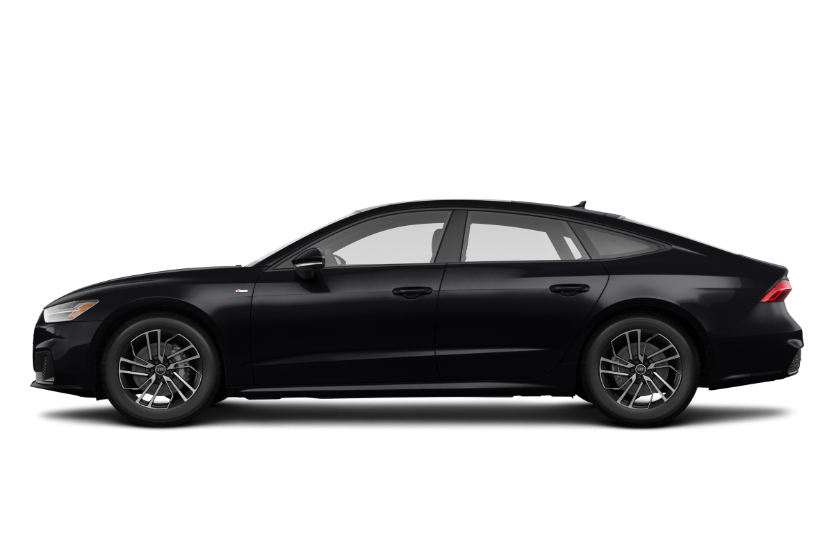 Audi A7 Brilliant Black - Side view Audi A7 Brilliant Black - Side view