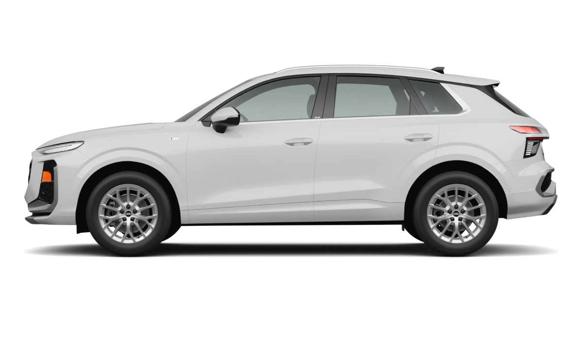 Audi Q3 Arkona White - Side view Audi Q3 Arkona White - Side view
