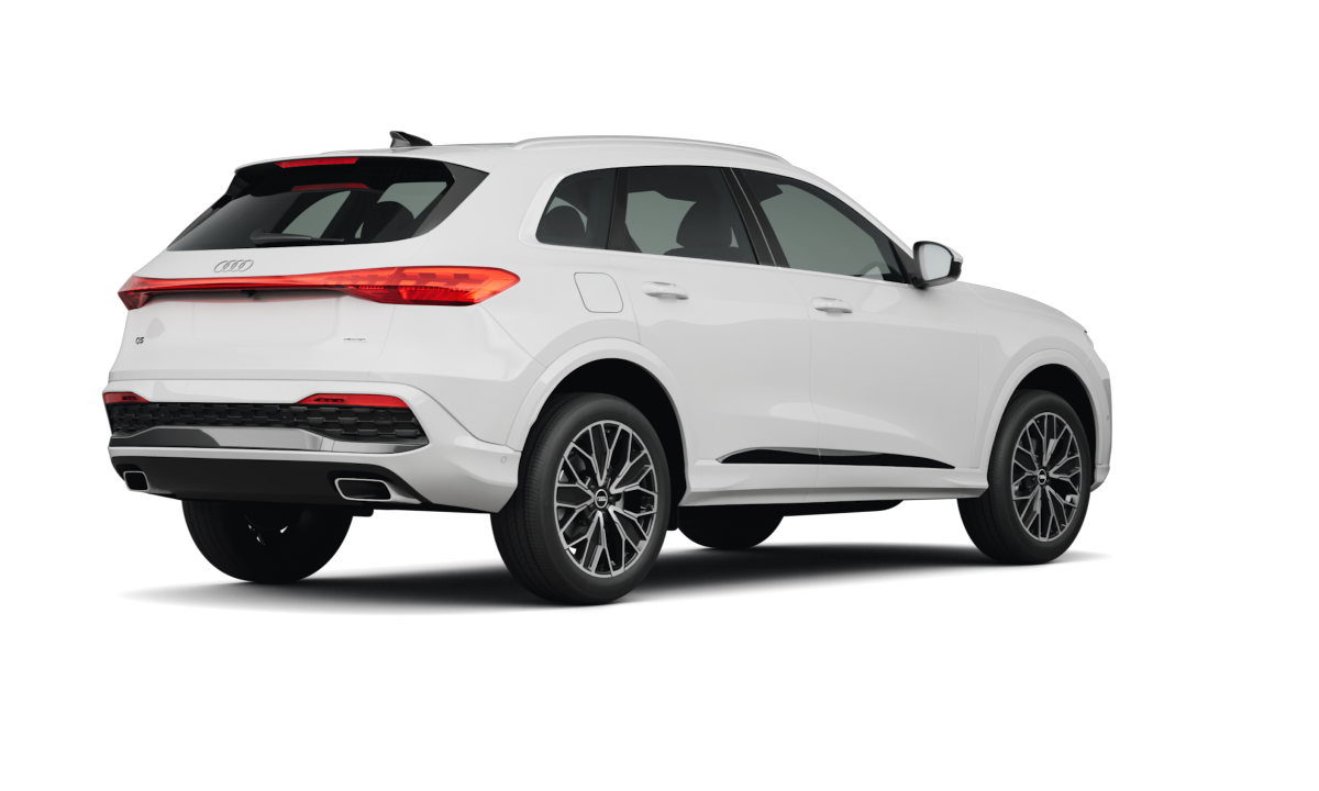 Audi Q5 Glacier White Metallic - Back view Audi Q5 Glacier White Metallic - Back view