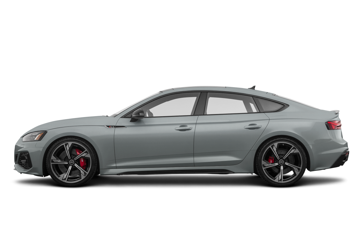 Audi RS 5 Sportback Nardo Gray - Side view Audi RS 5 Sportback Nardo Gray - Side view