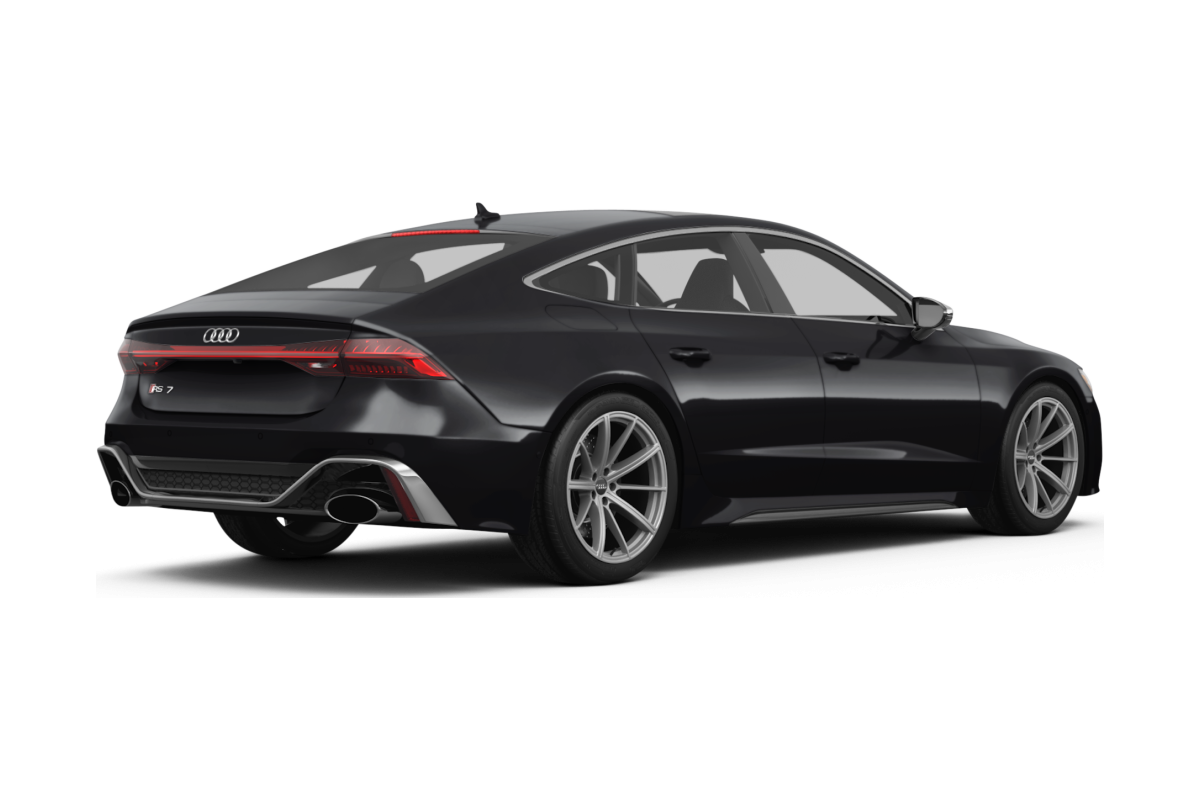 Audi RS 7 performance Mythos Black Metallic - Back view Audi RS 7 performance Mythos Black Metallic - Back view