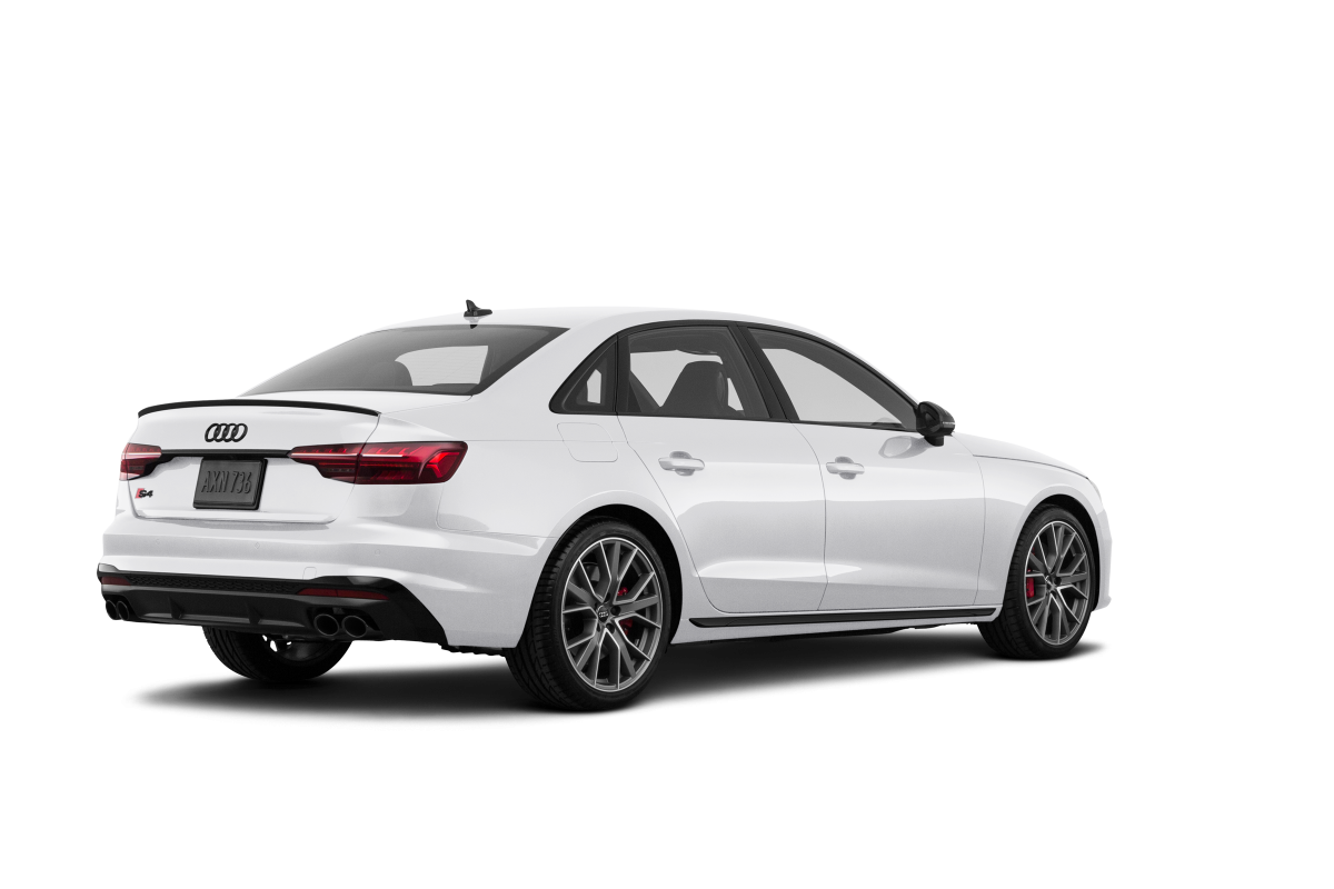 Audi S4 Arkona White - Back view Audi S4 Arkona White - Back view