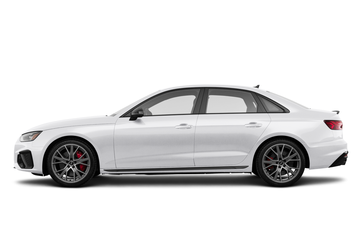 Audi S4 Arkona White - Side view Audi S4 Arkona White - Side view