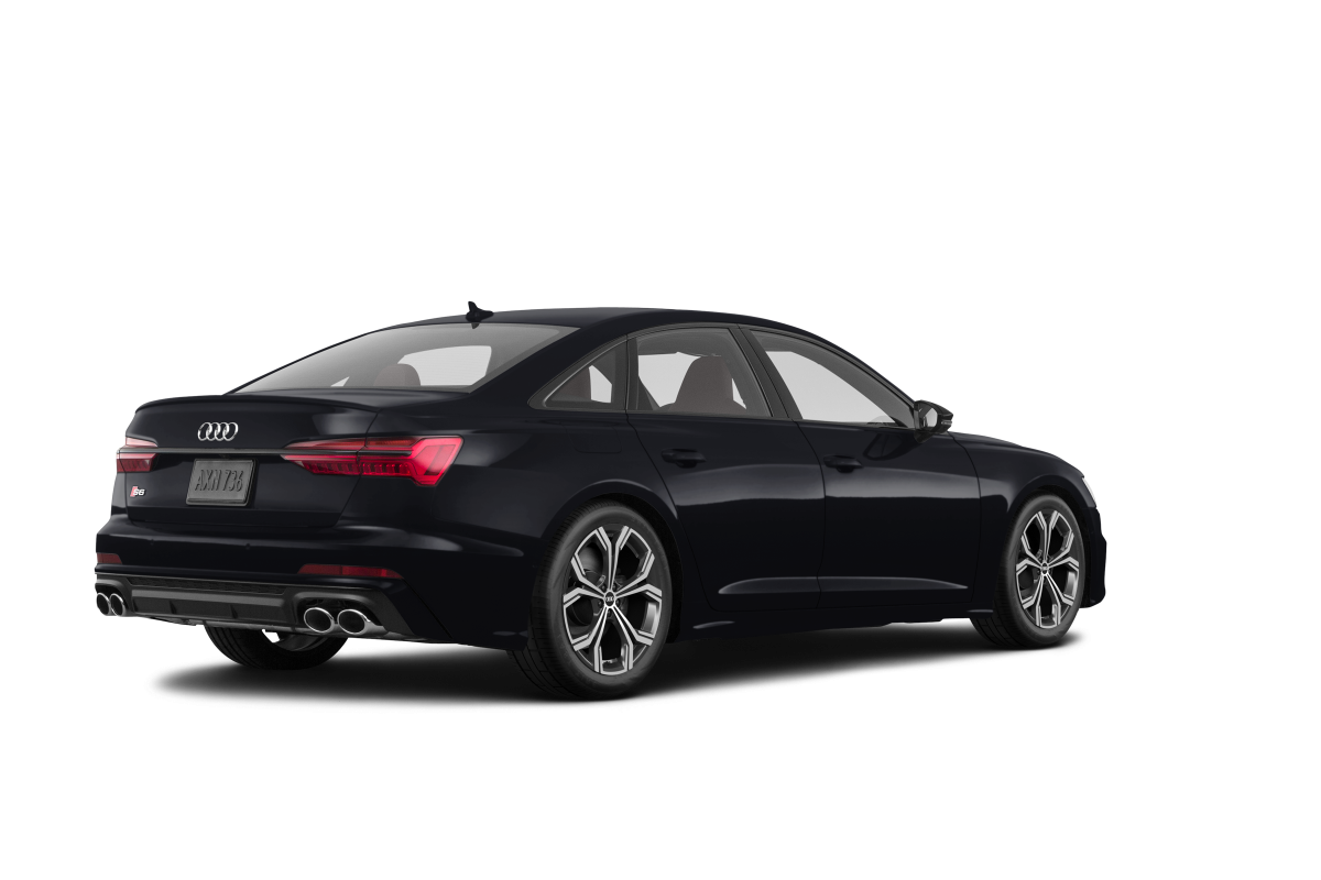 Audi S6 Brilliant Black - Back view Audi S6 Brilliant Black - Back view