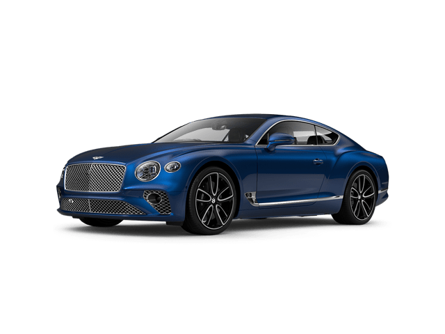 Bentley Continental Sequin Blue - Front view Bentley Continental Sequin Blue - Front view