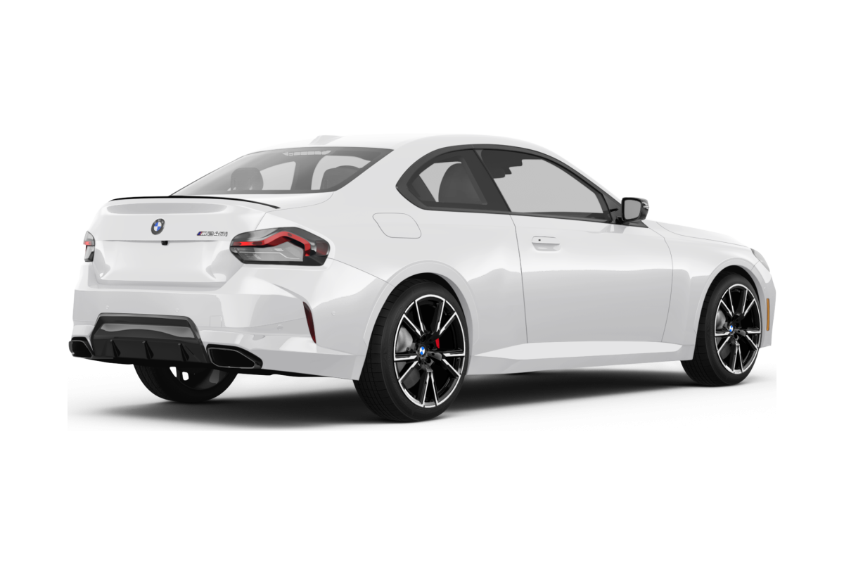 BMW 2 Series Alpine White - Back view BMW 2 Series Alpine White - Back view