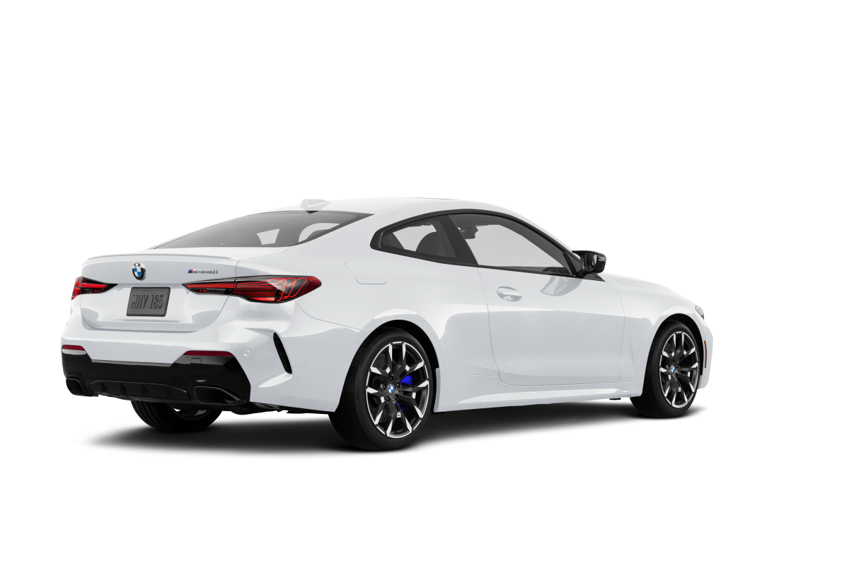 BMW 4 Series Alpine White - Back view BMW 4 Series Alpine White - Back view