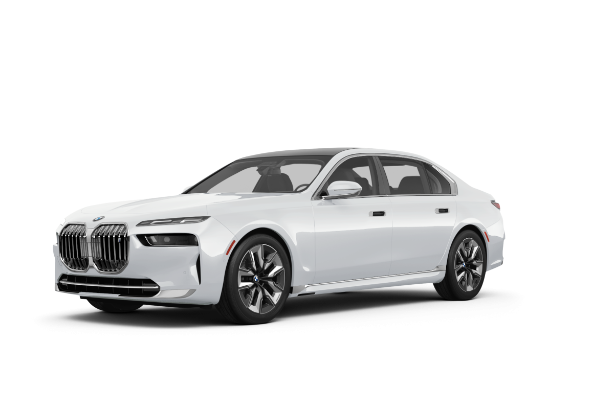 BMW i7 Alpine White - Front view BMW i7 Alpine White - Front view