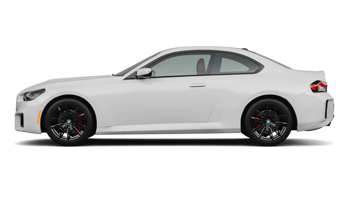 BMW M2 Alpine White - Side view BMW M2 Alpine White - Side view