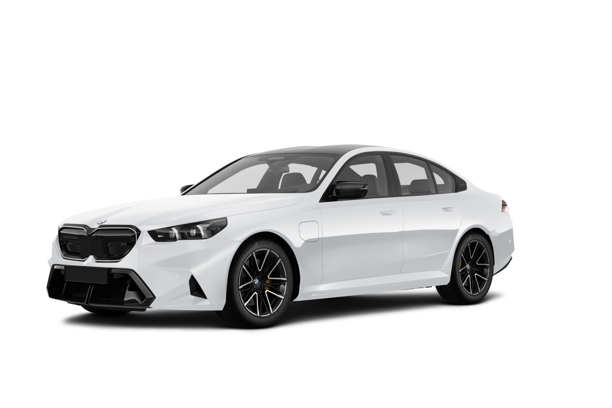BMW M5 Alpine White - Front view BMW M5 Alpine White - Front view