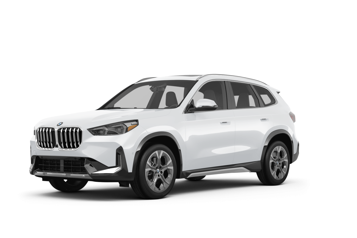 BMW X1 Alpine White - Front view BMW X1 Alpine White - Front view