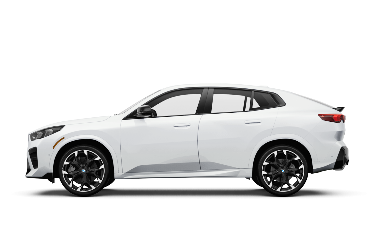 BMW X2 Alpine White - Side view BMW X2 Alpine White - Side view
