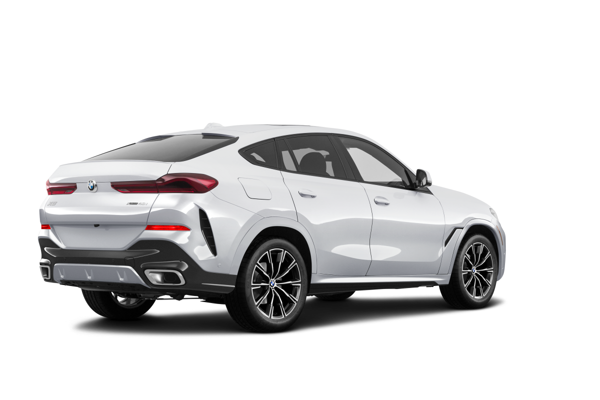 BMW X6 Alpine White - Back view BMW X6 Alpine White - Back view