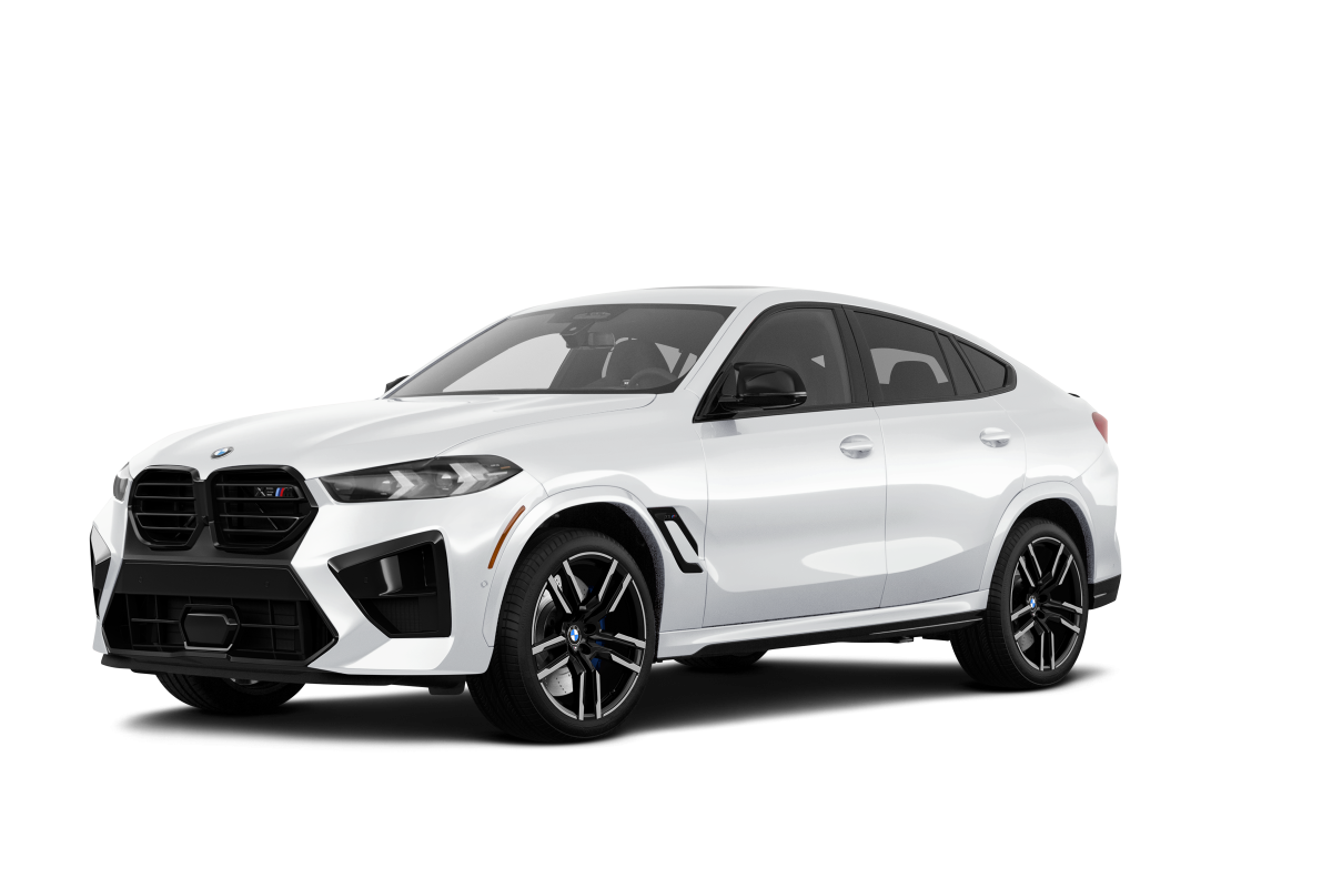 BMW X6 M Alpine White - Front view BMW X6 M Alpine White - Front view