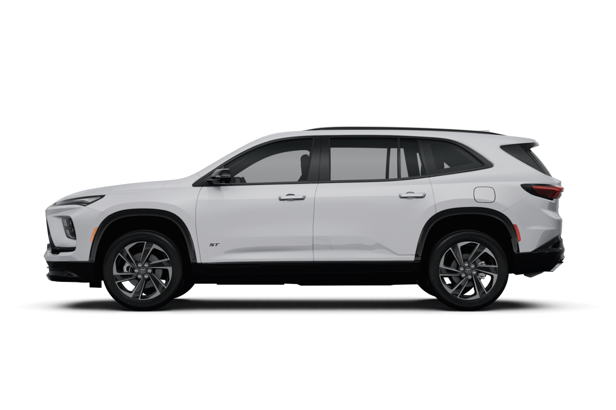 Buick Enclave White Frost Tricoat - Side view Buick Enclave White Frost Tricoat - Side view
