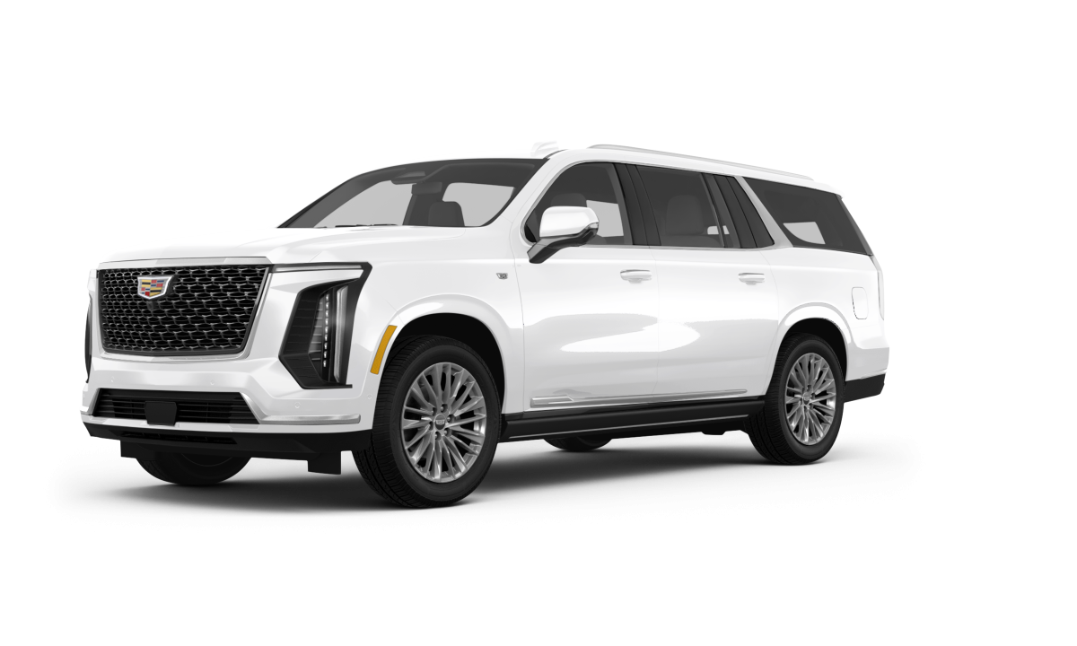 Cadillac Escalade Vibrant White Tricoat - Front view Cadillac Escalade Vibrant White Tricoat - Front view