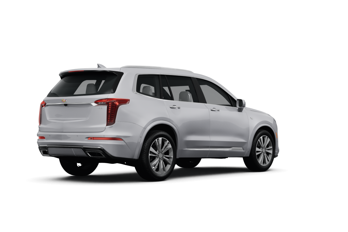 Cadillac XT6 Crystal White Tricoat - Back view Cadillac XT6 Crystal White Tricoat - Back view