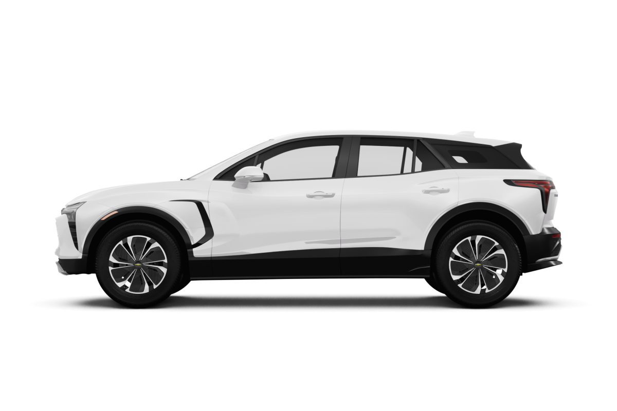 Chevrolet Blazer EV Summit White - Side view Chevrolet Blazer EV Summit White - Side view
